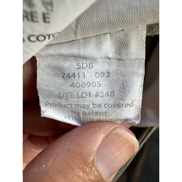 5.11 Tactical Series Mens Pants 40x32 Utility Work 511 Khaki Field Outdoor Gorp - Picture 11 of 12